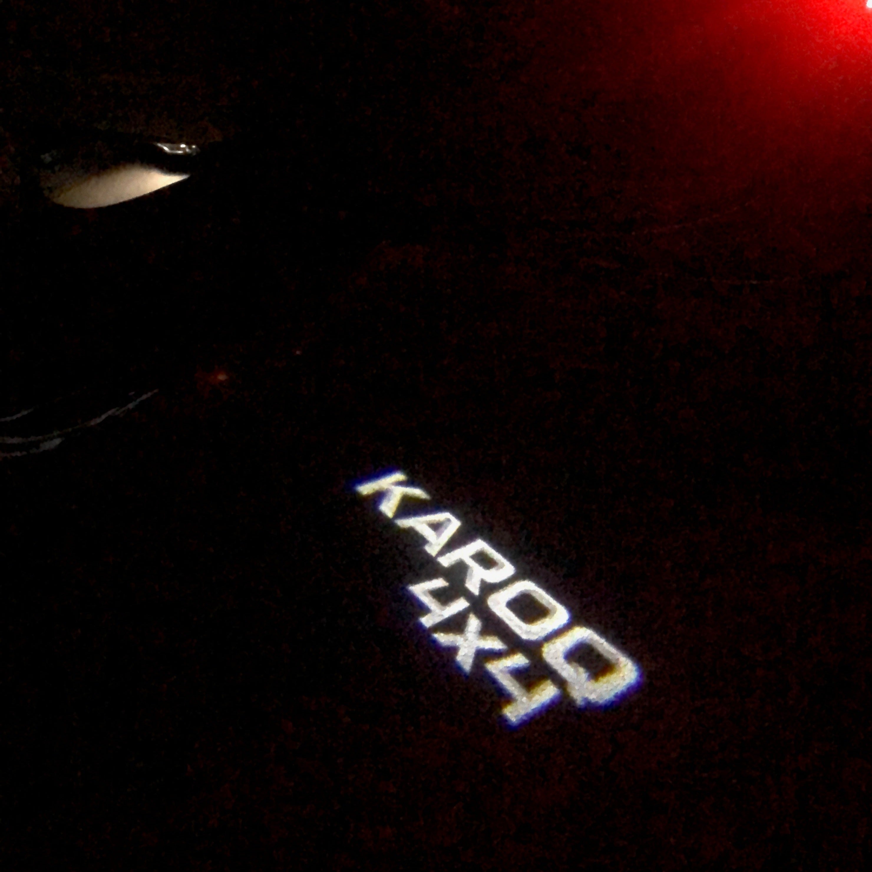 SKODA LOGO PROJECTOT LIGHTS Nr.96 (Menge 1 = 2 Logo Film / 2 Türleuchten)