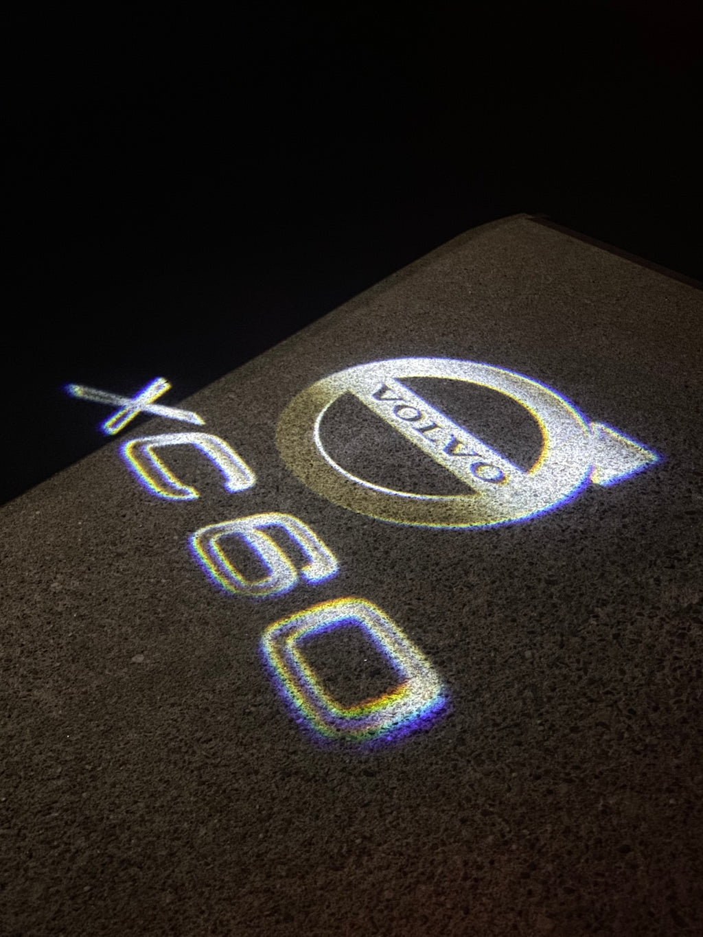 Volvo LOGO PROJECTOR LIGHTS Nr.124 (Menge 1 = 2 Logo Film / 2 Türlichter)