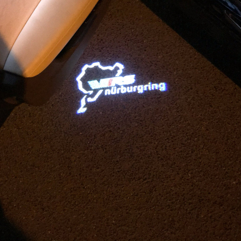 SKODA VRS NÜRBURGRING LOGO PROJECTOT LIGHTS Nr.27 (cantidad 1 = 2 logo película / 2 luces de puerta)