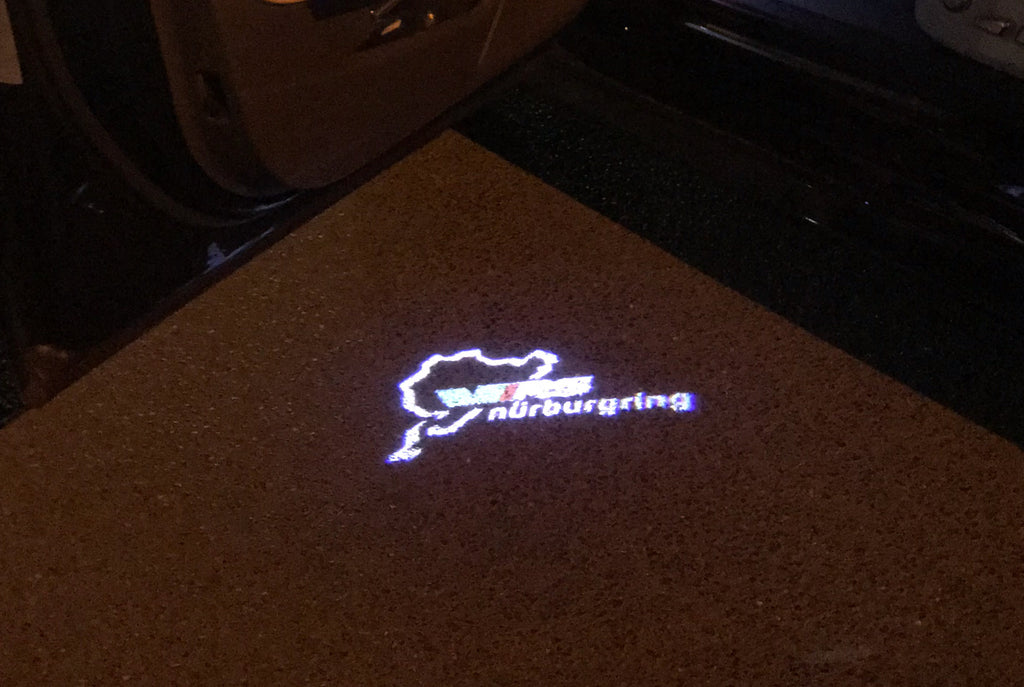 SKODA VRS NÜRBURGRING LOGO PROJECTOT LIGHTS Nr.27 (cantidad 1 = 2 logo película / 2 luces de puerta)