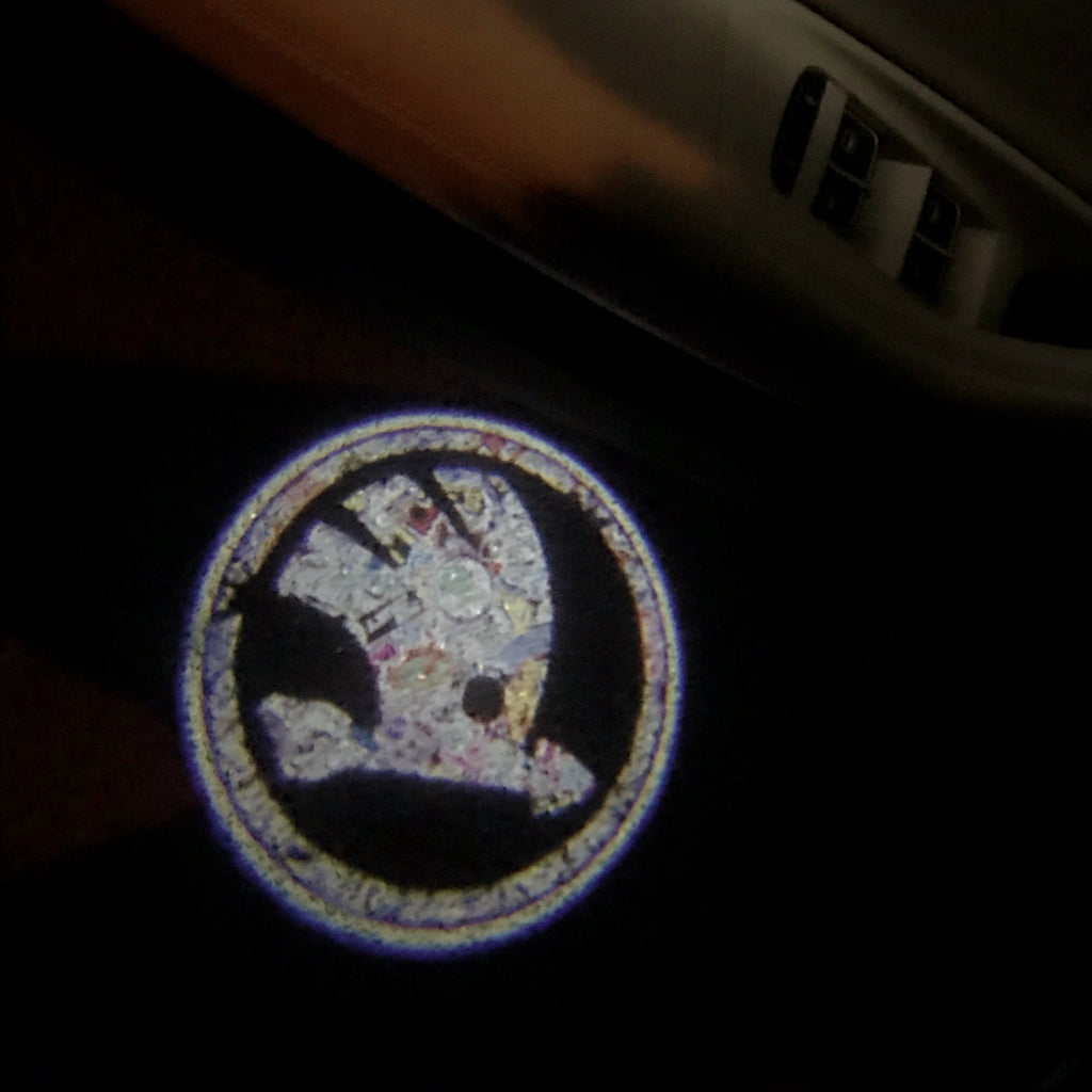 اضافات SKODA LOGO GPROCETTOT Llights Nr.03 (الكمية 1 = 2 Logo Film / 2 ooP lights)