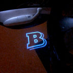 LUCI PROIETTORI LOGO MERCEDES BENZ BRABUS Nr.23 (quantità 1 = 1 set / 2 luci porta)