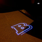 LUCI PROIETTORI LOGO MERCEDES BENZ BRABUS Nr.23 (quantità 1 = 1 set / 2 luci porta)