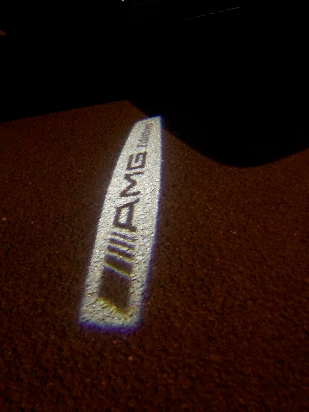 LUCES DE PROYECTOR LOGO MERCEDES BENZ AMG Nr.15 (cantidad 1 = 1 juegos / 2 luces de puerta)