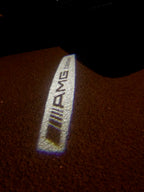 LUCES DE PROYECTOR LOGO MERCEDES BENZ AMG Nr.15 (cantidad 1 = 1 juegos / 2 luces de puerta)