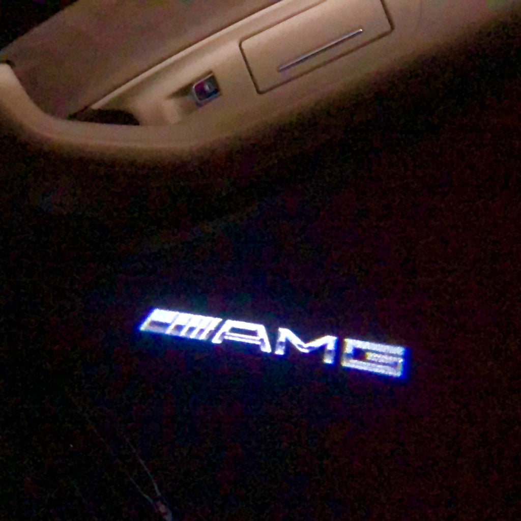 MERCEDES BENZ AMG LOGO PROJECTOT LIGHTS Nr.19 (Menge 1 = 1 Sets/2 Türleuchten)