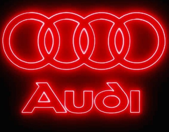 AUDI LOGO PROJECTOT LIGHTS Nr.19 (quantità 1 = 2 Logo Films /2 luci porta)