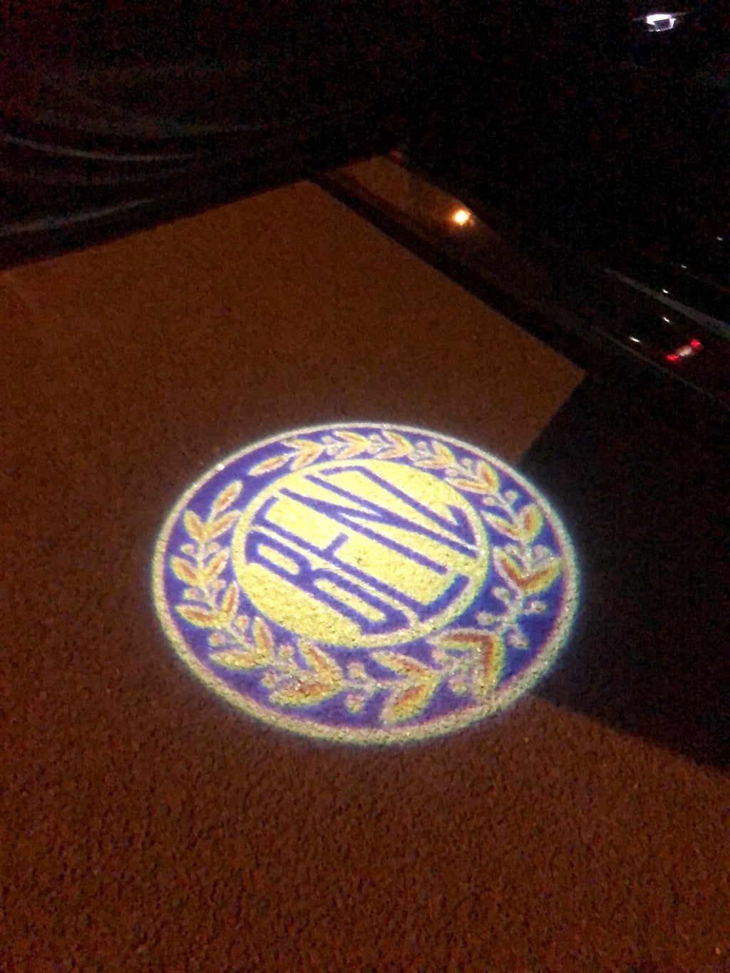 LUCI PROIETTORI LOGO MERCEDES BENZ Nr.03 (quantità 1 = 1 set / 2 luci porta)
