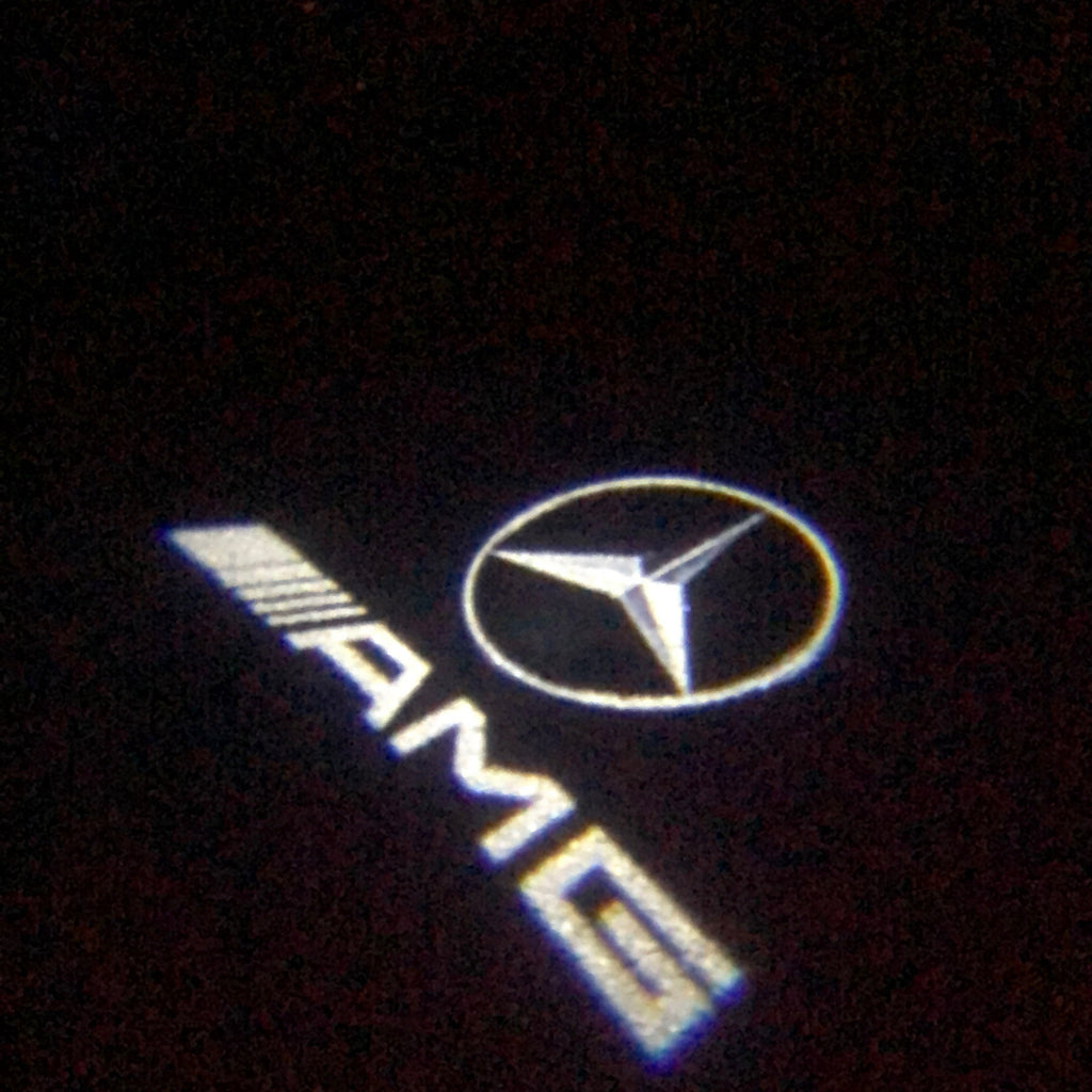 مرسيدس بنز AMG LOGO PROJECTOT أضواء Nr.18 (كمية 1 = 1 مجموعات / 2 أضواء الباب)