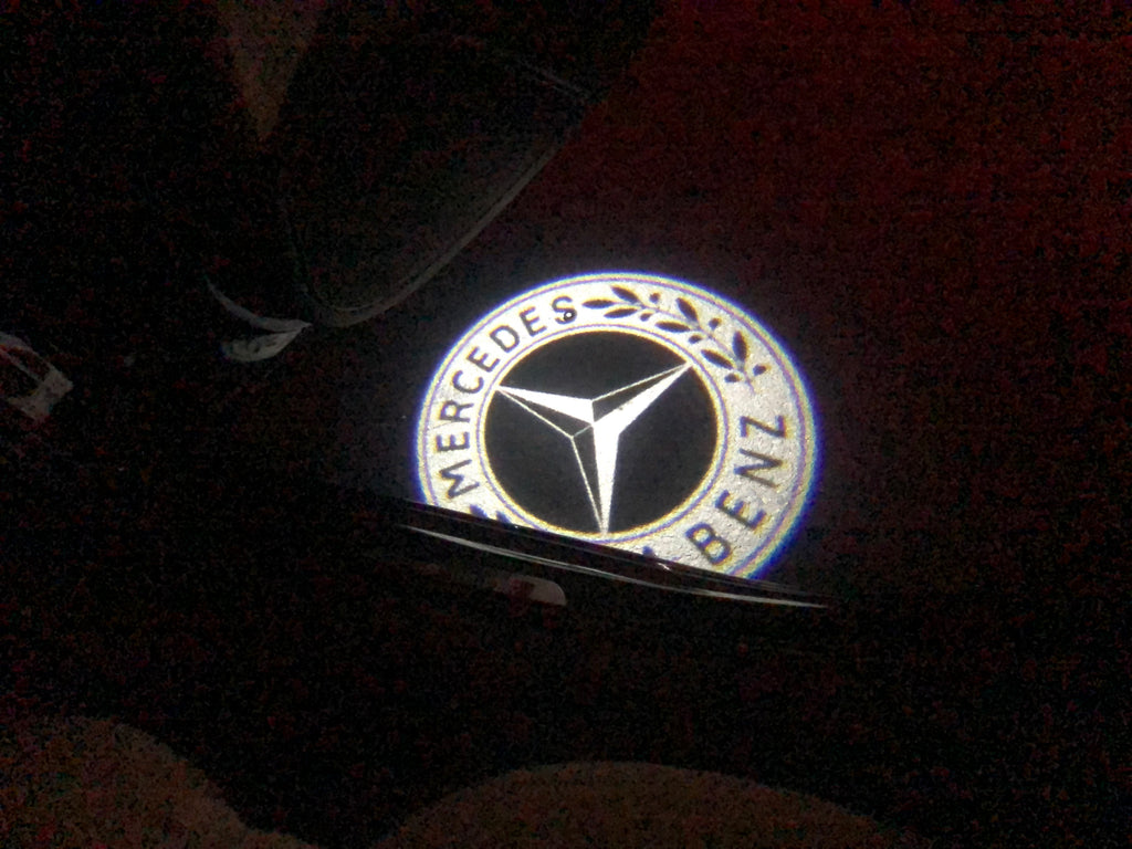 MERCEDES BENZ LOGO PROJECTOT LIGHTS Nr.04 (Menge 1 = 1 Sätze/2 Türleuchten)