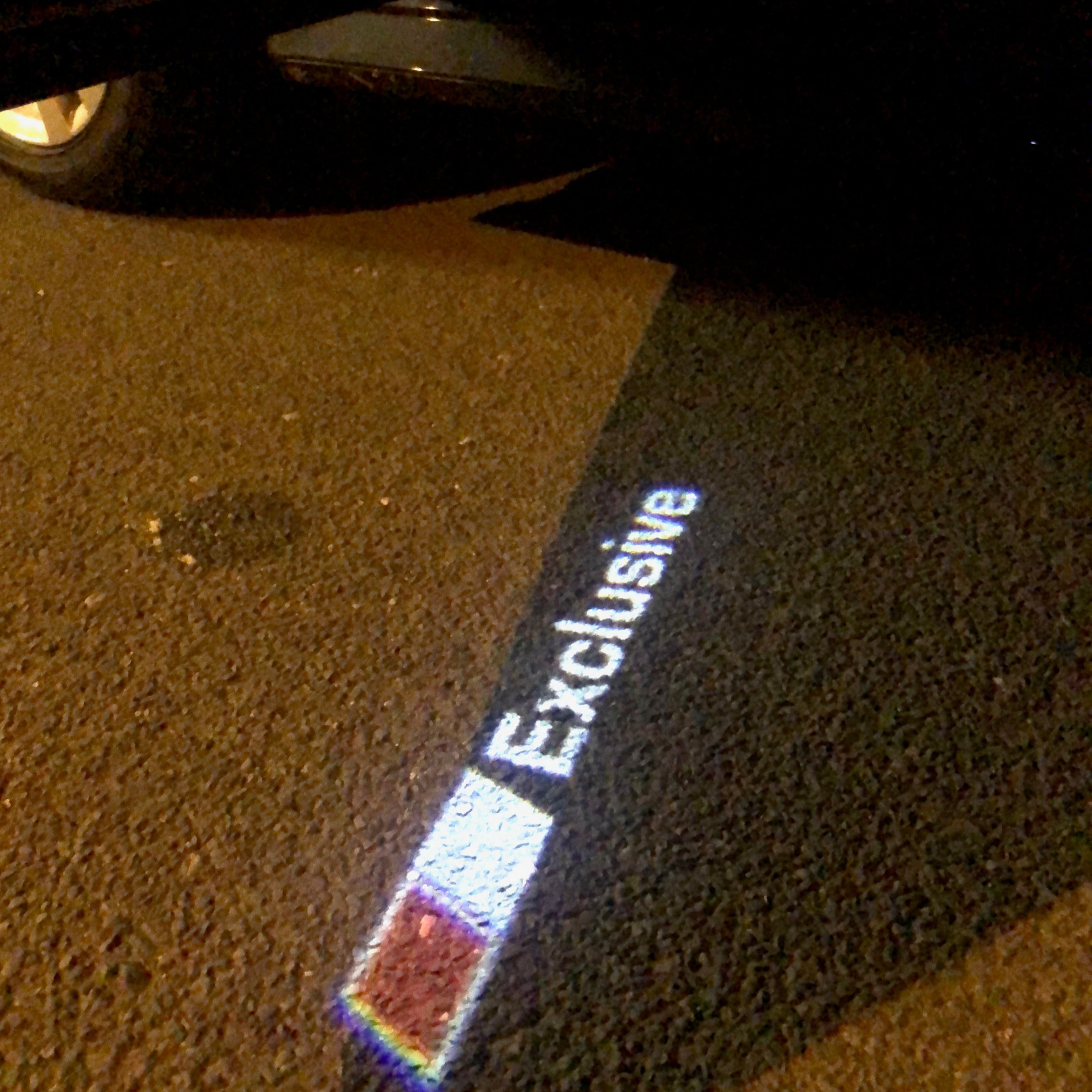 AUDI LOGO PROJEKTOT LIGHTS Nr.74 (Menge 1 = 2 Logo Films /2 Türlichter im Kombi 652899;