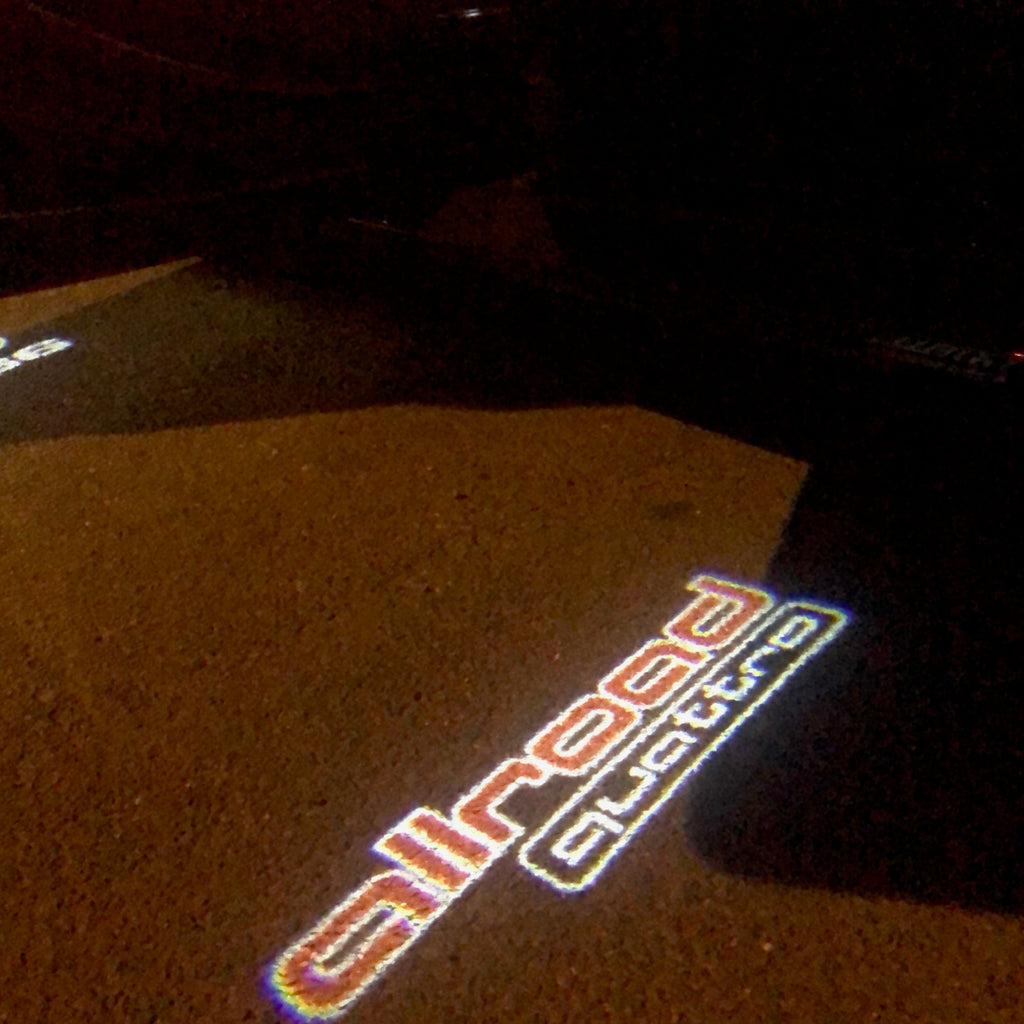 AUDI LOGO PROJECTOR LIGHTS Nr.153 (Menge 1 = 2 Logo Films / 2 Türlichter)