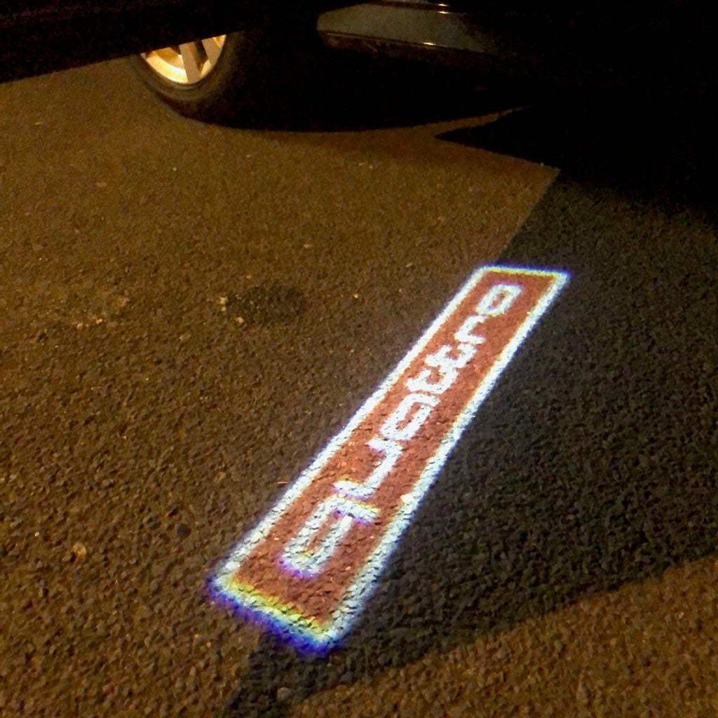 AUDI LOGO PROJECTOT LIGHTS Nr.83 (Menge 1 = 2 Logo Films / 2 Türlichter）
