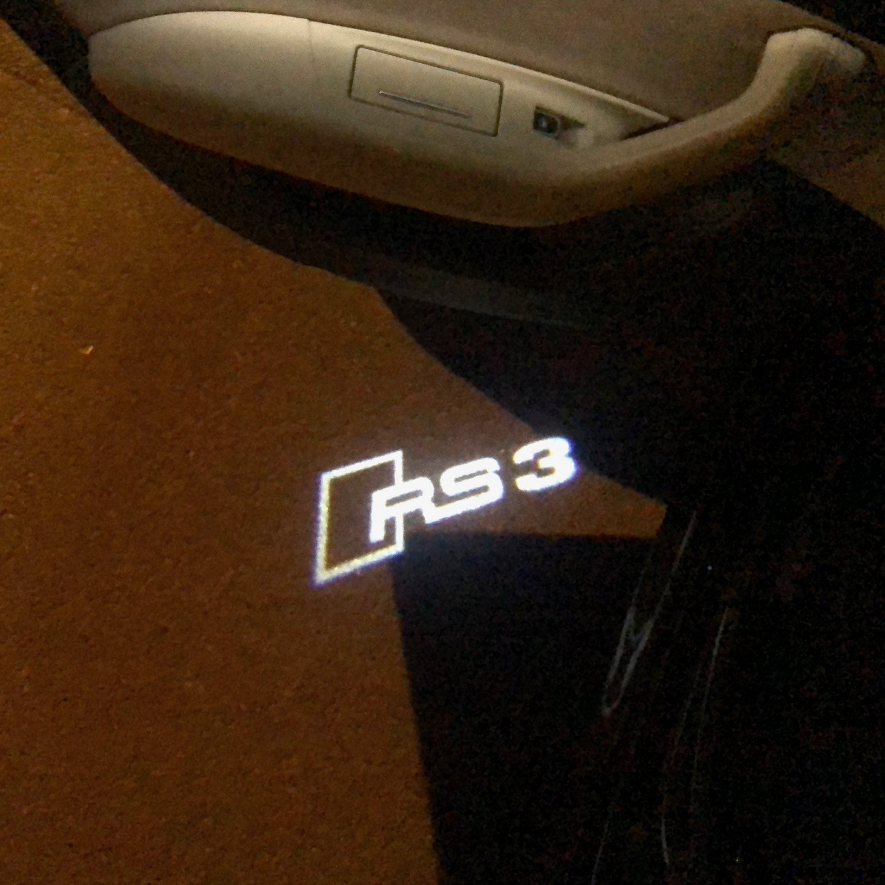 AUDI LOGO PROJECT LIGHTS Nr.120 (quantità 1= 2 Logo Films /2 porta luci）