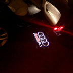 LOGO AUDI PROJECTOT LIGHTS Nr.125 (Quantität 1 = 2 Logofilme / 2 Türleuchten)