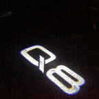 AUDI LOGO PROJECTOT LIGHTS Nr.102 (quantità 1 = 2 Logo Film /2 porta luci)