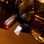 AUDI LOGO PROJECTOT LIGHTS Nr.103 (الكمية 1 = 2 Logo Films /2 أضواء الباب)