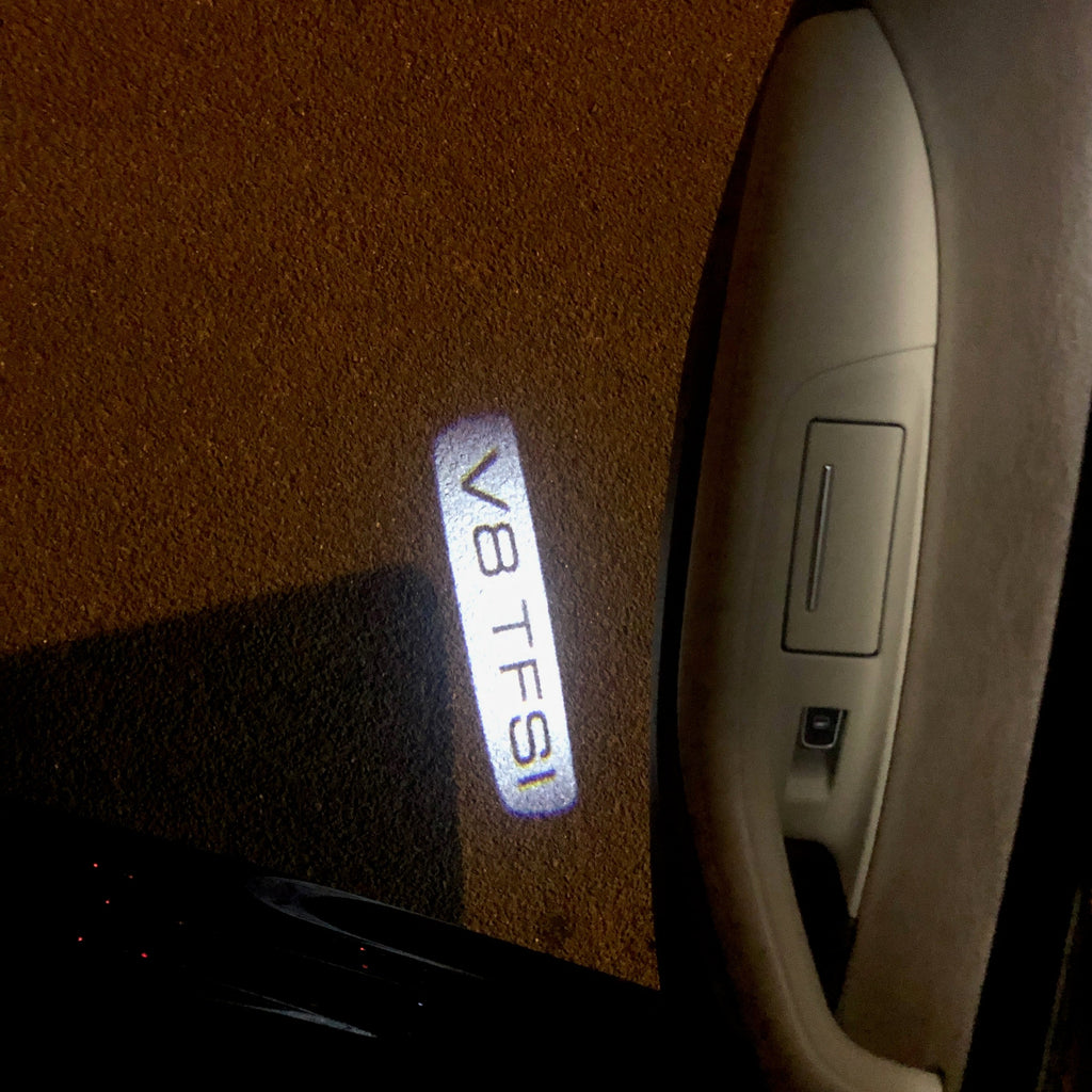 AUDI LOGO PROJEKTOT LIGHTS Nr.106 (Menge 1 = 2 Logo Films /2 Türlichter im Kombi 652899;
