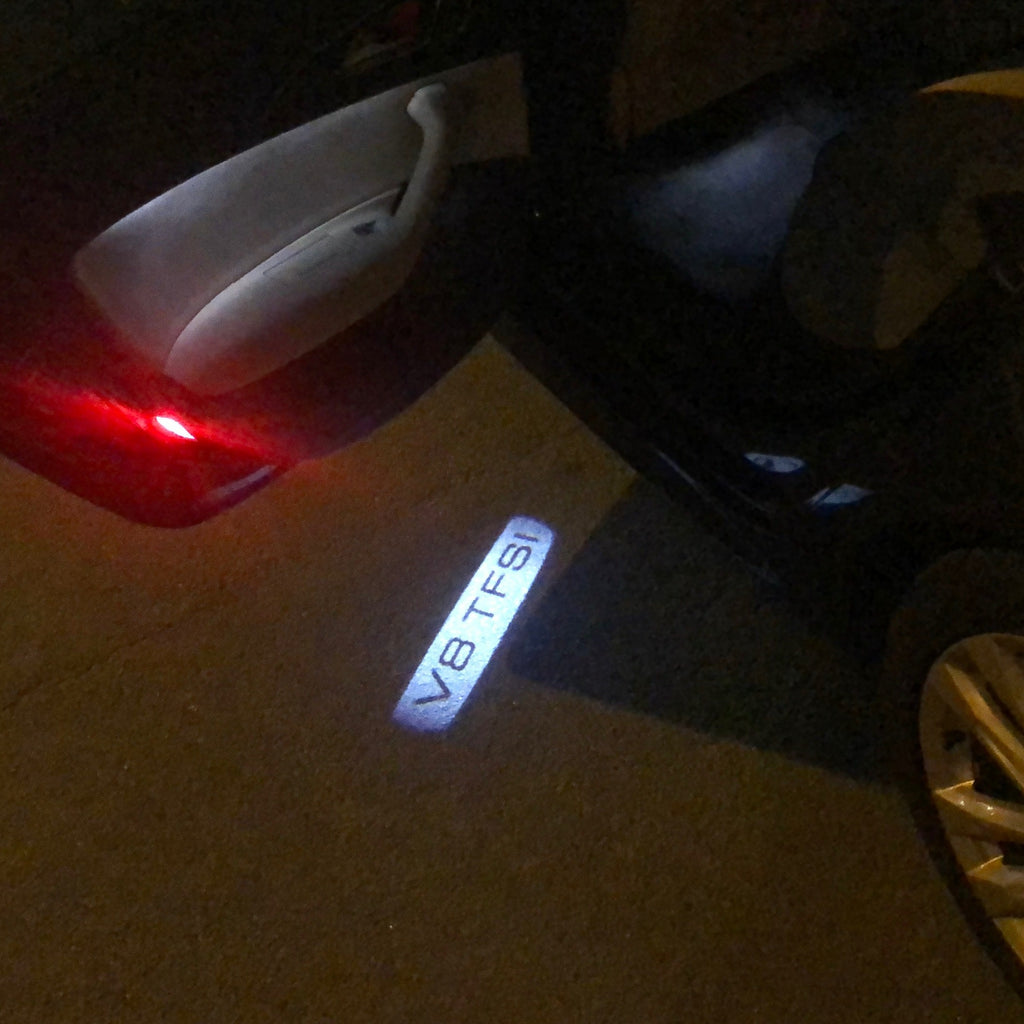 AUDI LOGO PROJEKTOT LIGHTS Nr.106 (Menge 1 = 2 Logo Films /2 Türlichter im Kombi 652899;