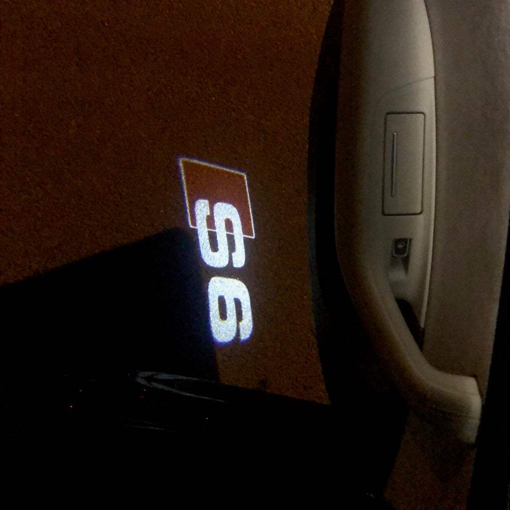 AUDI LOGO PROJECTOT LIGHTS Nr.27 (quantità 1 = 2 Logo Films /2 luci porta)