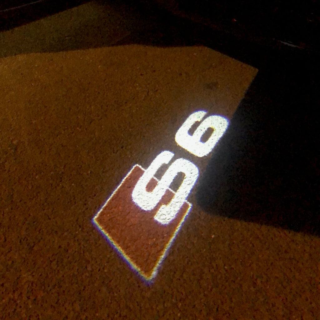 AUDI LOGO PROJECTOT LIGHTS Nr.27 (quantità 1 = 2 Logo Films /2 luci porta)