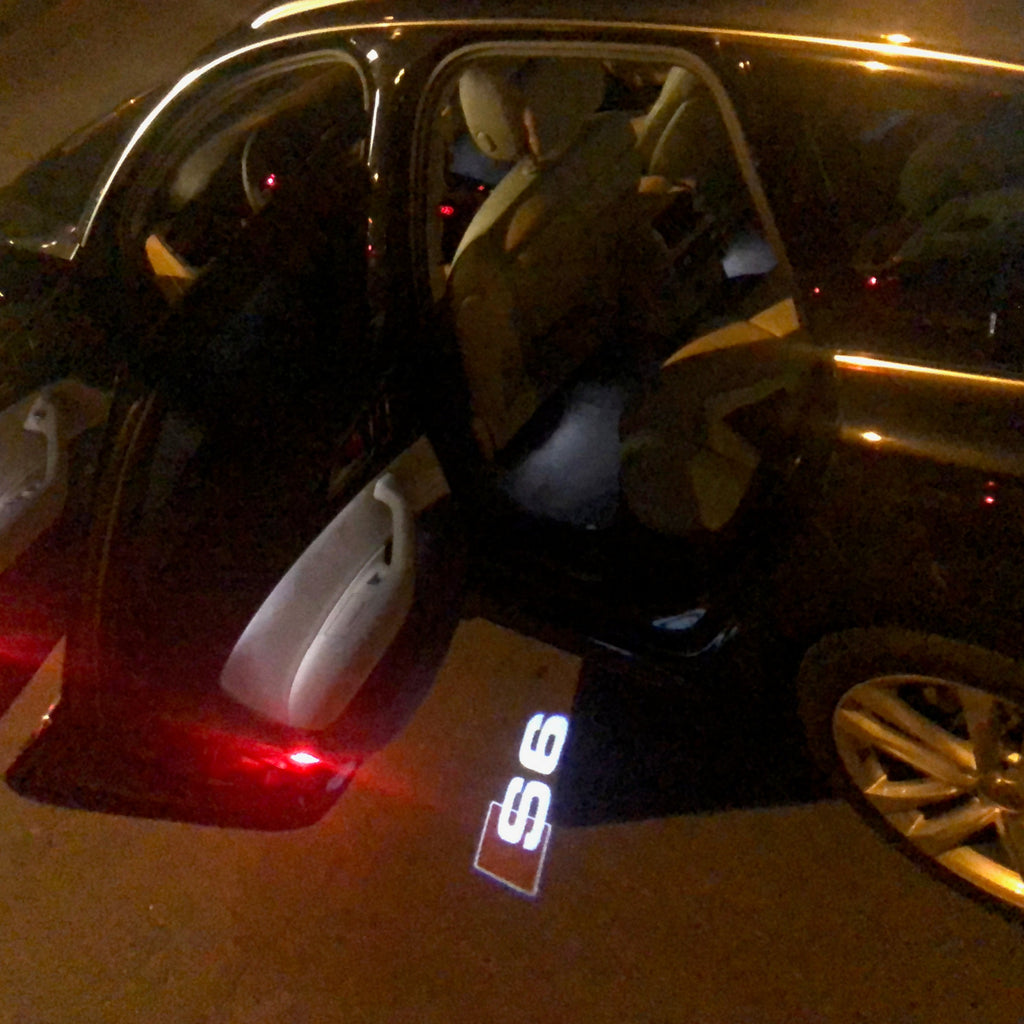 AUDI LOGO PROJECTOT LIGHTS Nr.27 (quantità 1 = 2 Logo Films /2 luci porta)