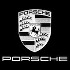 PORSCHE Original LOGO PROJECTOT LIGHTS Nr.07 (quantité 1 = 2 Logo Film / 2 feux de porte)