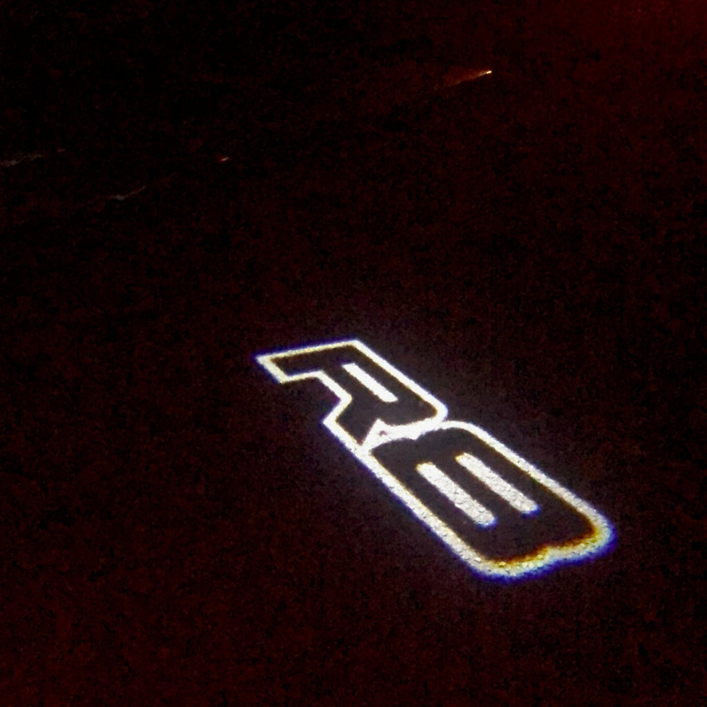 AUDI LOGO PROJECTOT LIGHTS Nr.123 (Menge 1 = 2 Logofolien /2 Türleuchten)