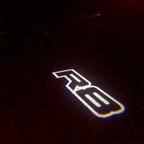 AUDI LOGO PROJECTOT LIGHTS Nr.123 (Menge 1 = 2 Logofolien /2 Türleuchten)