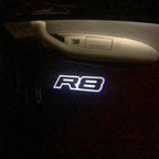 AUDI LOGO PROJECTOT LIGHTS Nr.123 (Menge 1 = 2 Logofolien /2 Türleuchten)