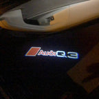 AUDI LOGO PROJECTOT LIGHTS Nr.90 (الكمية 1 = 2 شعار الأفلام / 2 أضواء الباب)