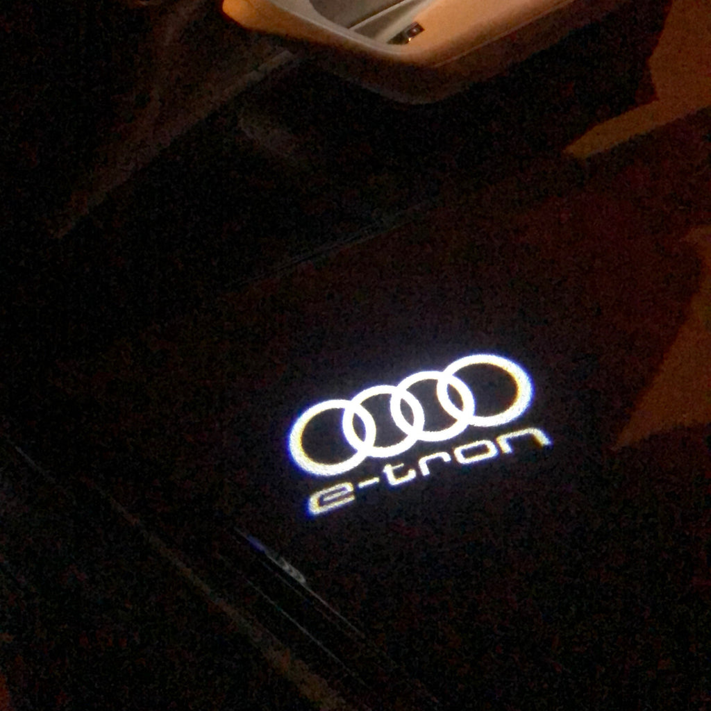 AUDI LOGO PROJECTOT LIGHTS Nr.16 (Menge 1 = 2 Logo Films / 2 Türlichter）