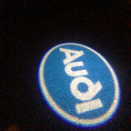 AUDI LOGO PROJECTOT LIGHTS NR. 116 (الكمية 1 = 2 Logo Films /2 door lights）