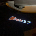 AUDI LOGO PROJECTOT LIGHTS Nr.82 (Menge 1 = 2 Logofolien /2 Türleuchten)