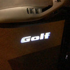 Volkswagen Door lights GOLF Logo Nr.46 (cantidad 1 = 2 Logo Films /2 luces de puerta)