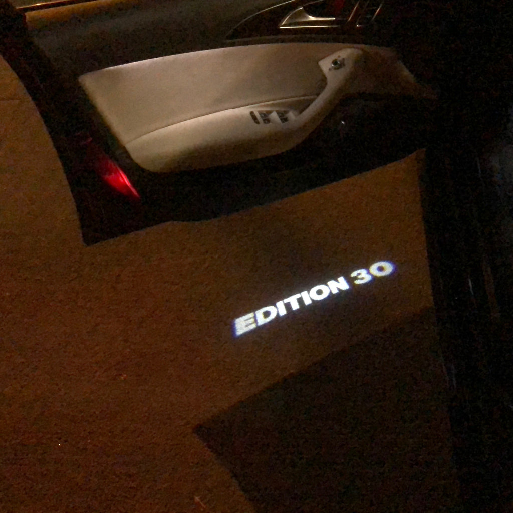 Volkswagen Door lights EDITION 30 Logo Nr. 66 (quantité 1 = 2 Logo Films /2 feux de porte)