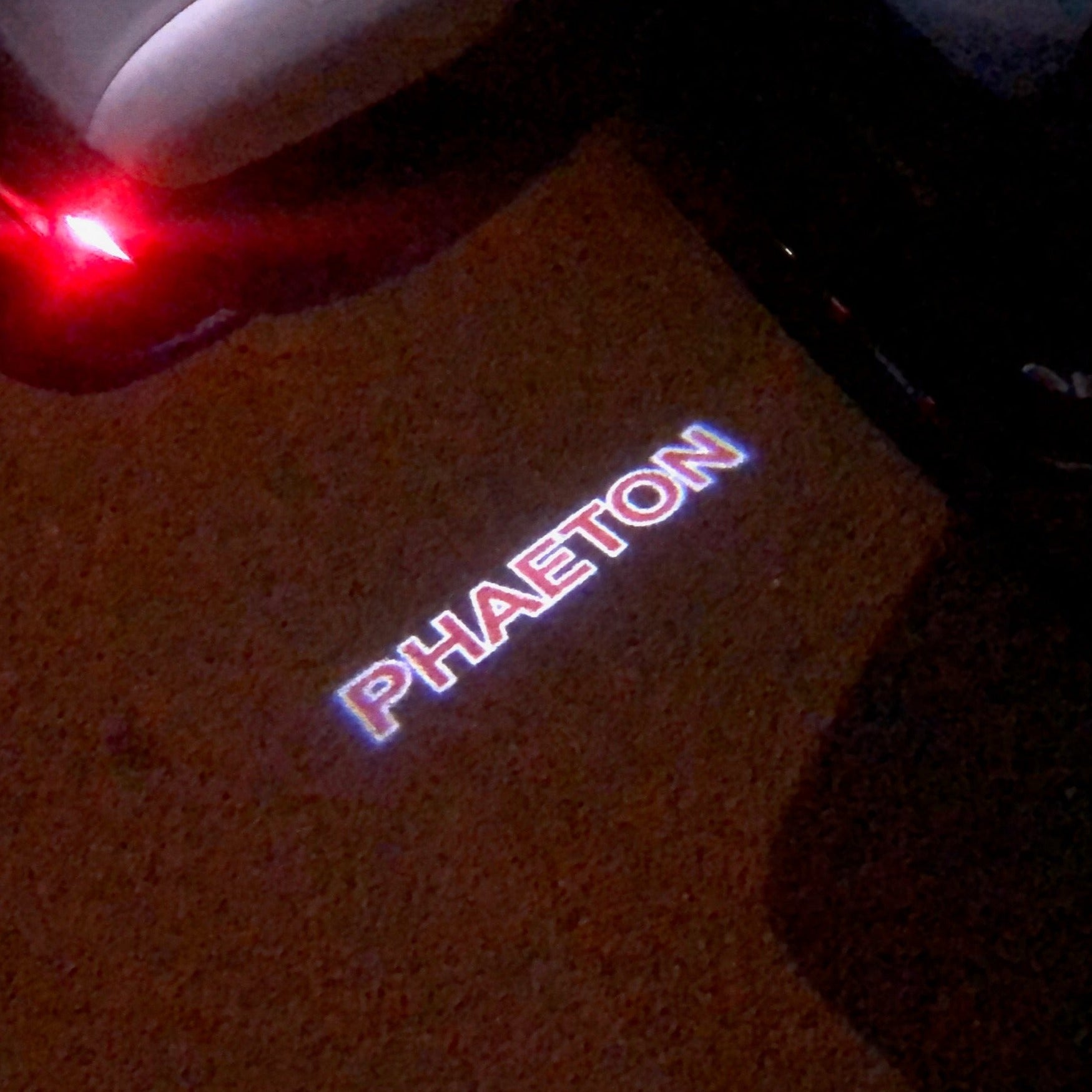 Volkswagen Door lights PHAETON Logo No. 74 (cantidad 1 = 2 Logo Films /2 por luces)