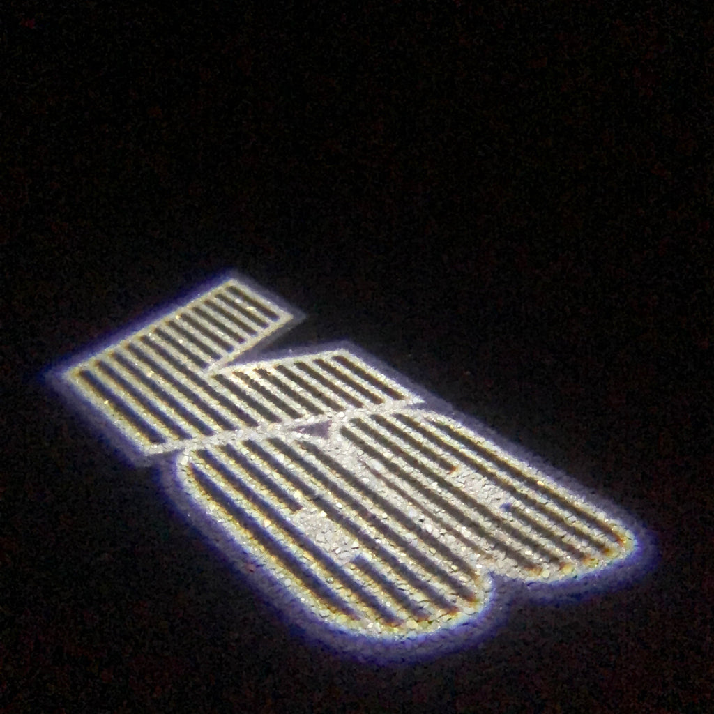 AUDI LOGO PROJECTOT LIGHTS Nr.19 (Menge 1 = 2 Logo Folien /2 Türleuchten)