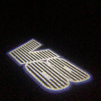 AUDI LOGO PROJECTOT LIGHTS Nr.19 (Menge 1 = 2 Logo Folien /2 Türleuchten)