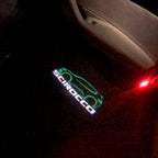 Volkswagen Luces de puerta SCIROCCO Logo Nr. 62 (cantidad 1 = 2 películas con logotipo / 2 luces de puerta）