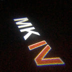 Volkswagen Luces de puerta MK4 Logo Nr. 89 (cantidad 1 = 2 películas con logotipo / 2 luces de puerta）