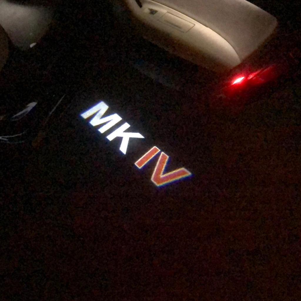 Volkswagen Luces de puerta MK4 Logo Nr. 89 (cantidad 1 = 2 películas con logotipo / 2 luces de puerta）