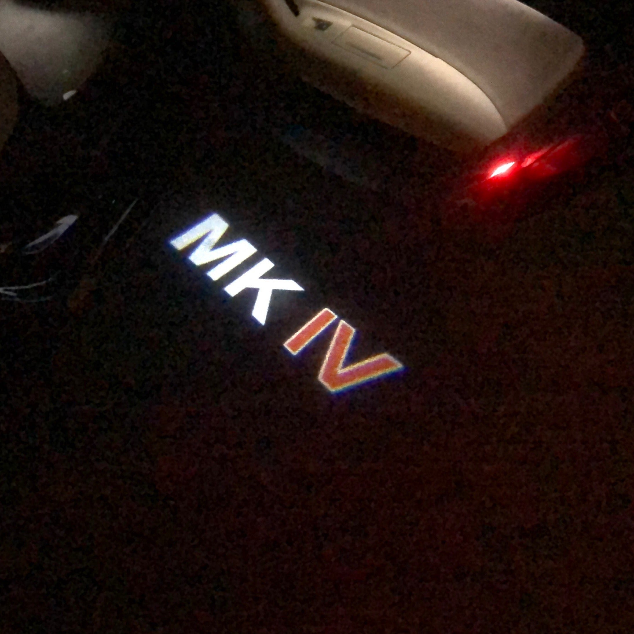 Volkswagen Luces de puerta MK4 Logo Nr. 89 (cantidad 1 = 2 películas con logotipo / 2 luces de puerta）