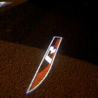 Volkswagen Türleuchten R LINE Logo Nr. 79 (Anzahl 1 = 2 Logo-Folien / 2 Türleuchten）