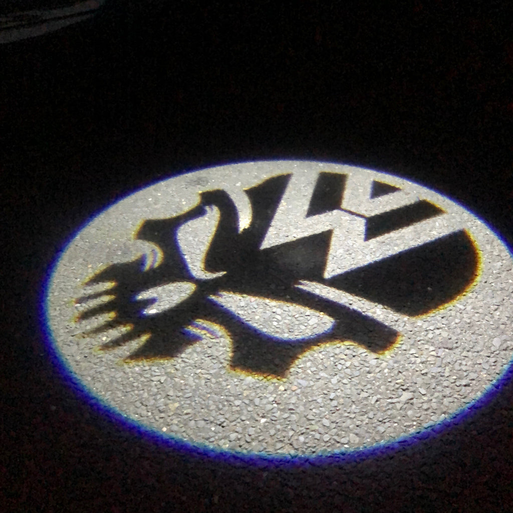 Luces de la puerta de Volkswagen Logo Nr. 14 (cantidad 1 = 2 Logo Films /2 luces de puerta)