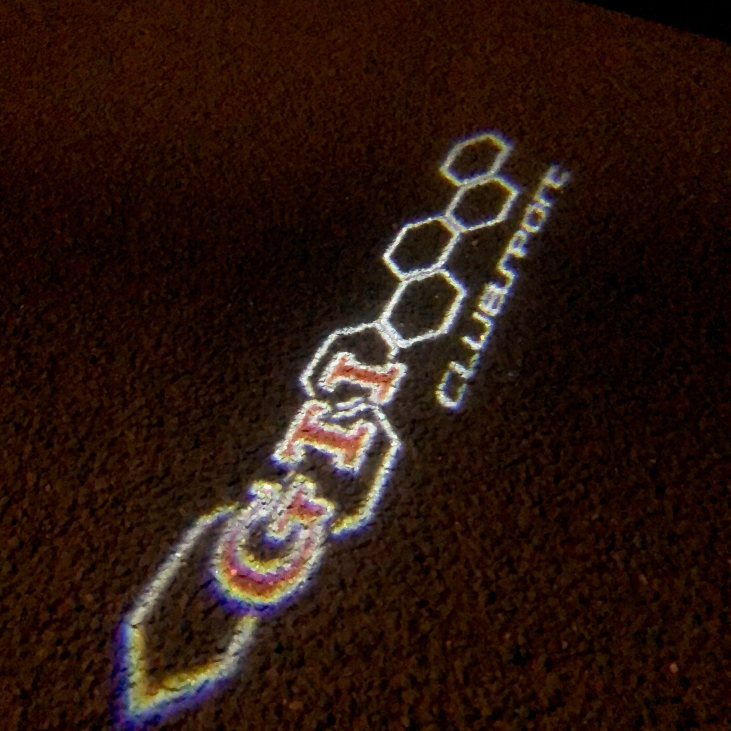 Fokkswagen الباب يضيء GTI Logo Nr. 19 (الكمية 1 = 2 شعار / مصباح بالباب 2)