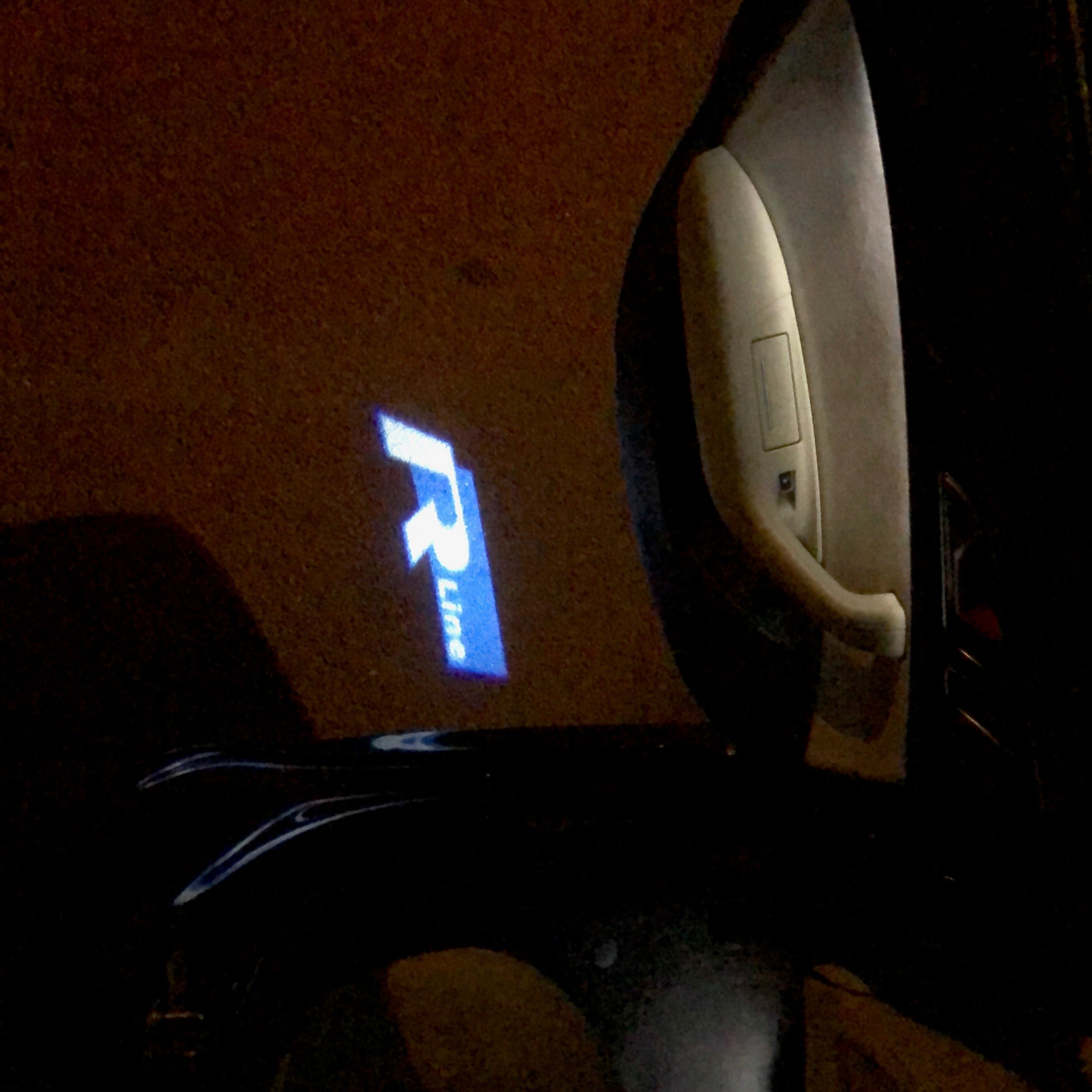Vokkswagen الباب يضيء RLINE Logo Nr. 53 (الكمية 1 = 2 من Filo Films /2 Los lighs)
