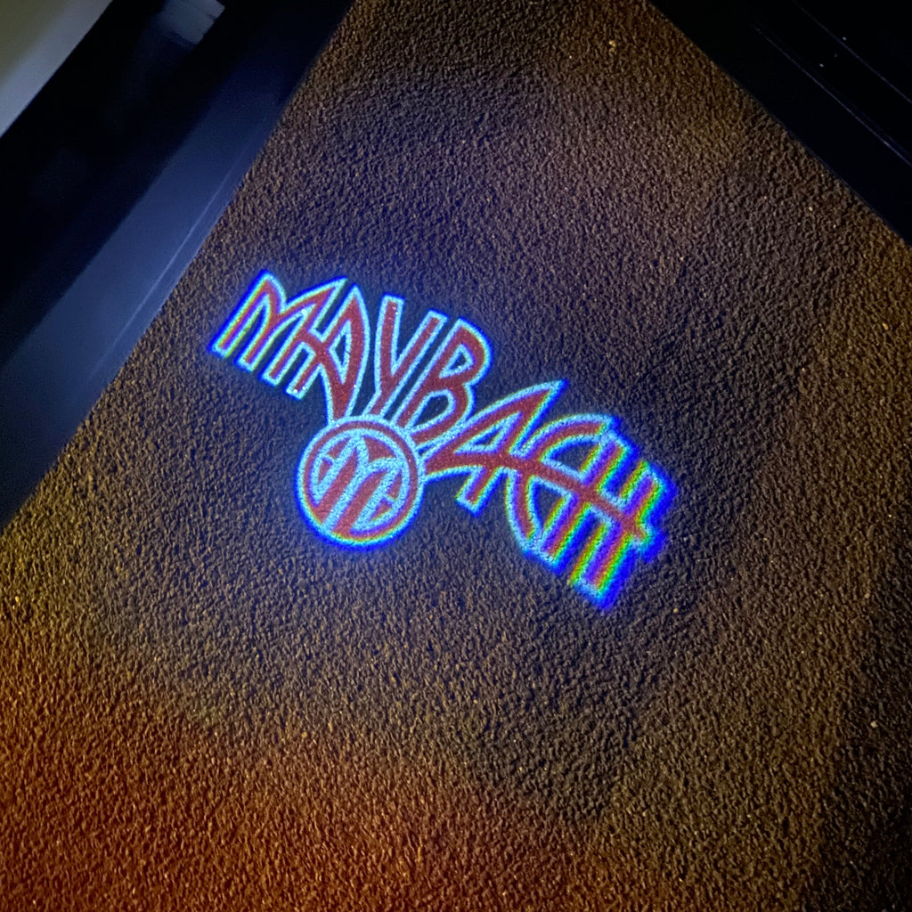 MAYBACH LOGO PROJECTOT LIGHTS Nr.28 (quantità 1 = 2 Logo Film /2 porta luci)