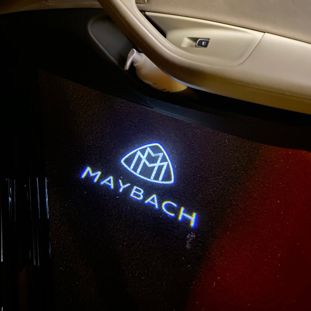 MAYBACH LOGO PROJECTOT LIGHTS Nr.28 (الكمية 1 = 2 شعار الأفلام / 2 أضواء الباب)