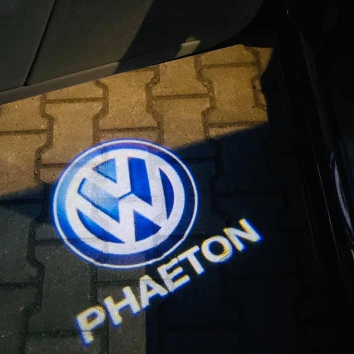 أضواء أبواب فولكس فاجن PHAETON Logo Nr. 76 (الكمية 1 = 2 شعار فيلم / 2 مصباح باب
